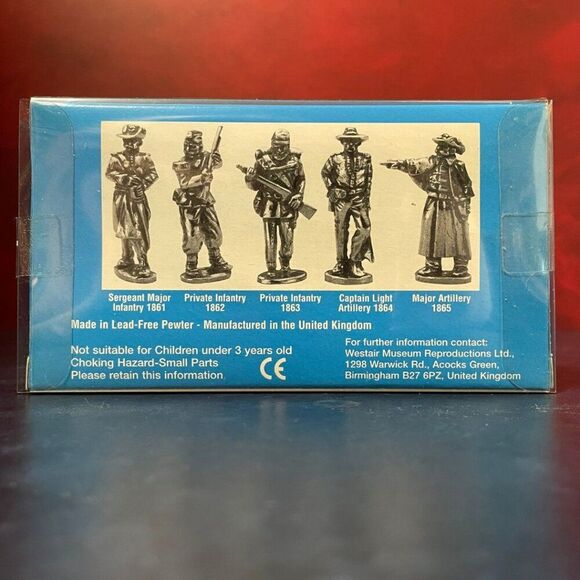 Vintage Westair Lead-Free Pewter Union Soldiers & Cannon 1861–1865 Civil War Set - Picture 2 of 14